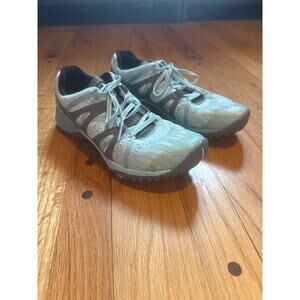 Merrell Siren HEX Q2 E-Mesh Women's US 9.5 Aqua Grey Hiking Trail Shoes J12396